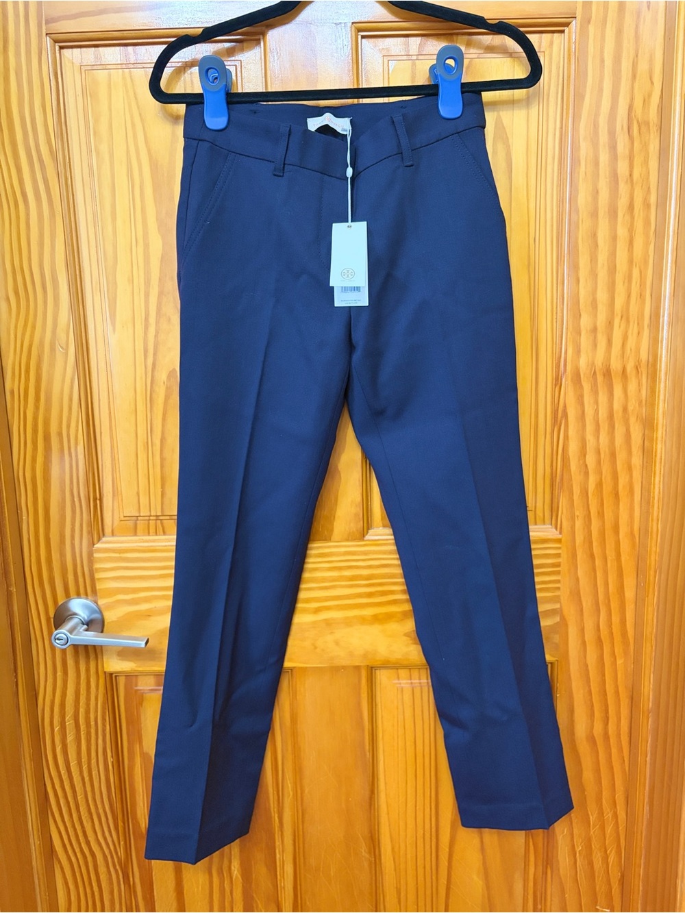 Tory Burch Tailored Dress Pants in Navy